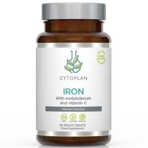 Cytoplan Iron - Železo s vitam&iacute;nem C a molybdenem 60 vegansk&yacute;ch tablet