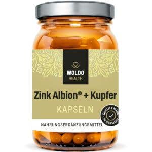 WoldoHealth Zinek s měd&iacute; 90 kapsl&iacute;
