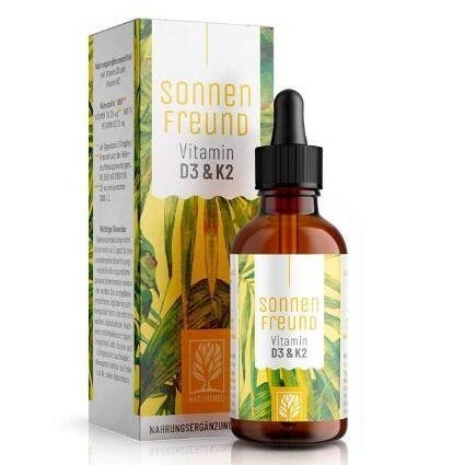Naturtreu Vitamín D3+K7 MK7 vegan kapky 30 ml
