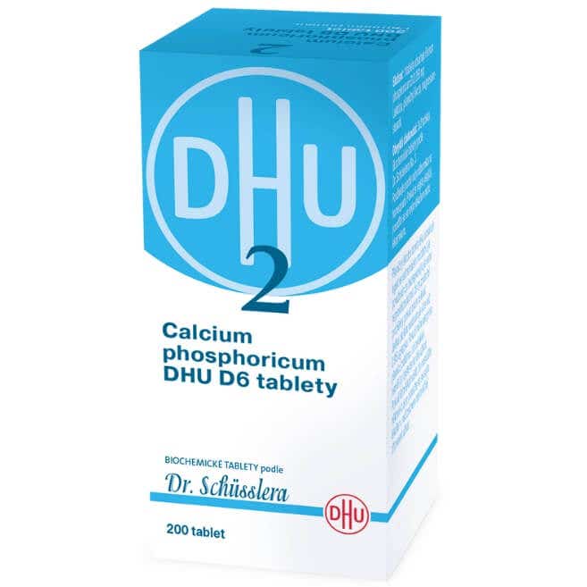 DHU Schüsslerovy soli - Calcium phosphoricum D6 200 tablet Obrázek