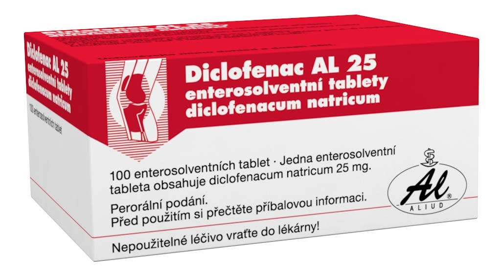 Diclofenac AL 25 mg 100 tablet
