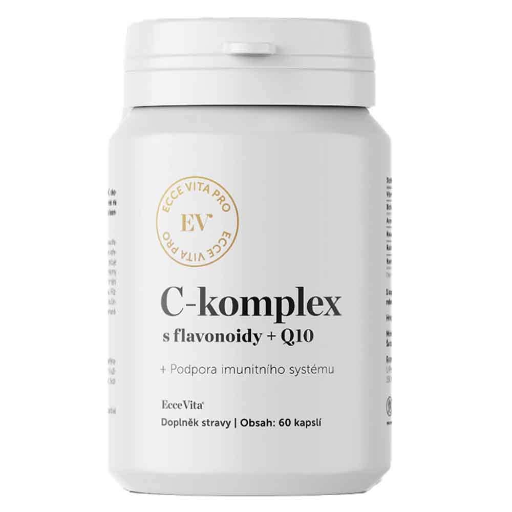 Ecce Vita C-komplex s flavonoidy + Q10 – Pro podporu organismu 60 kapslí
