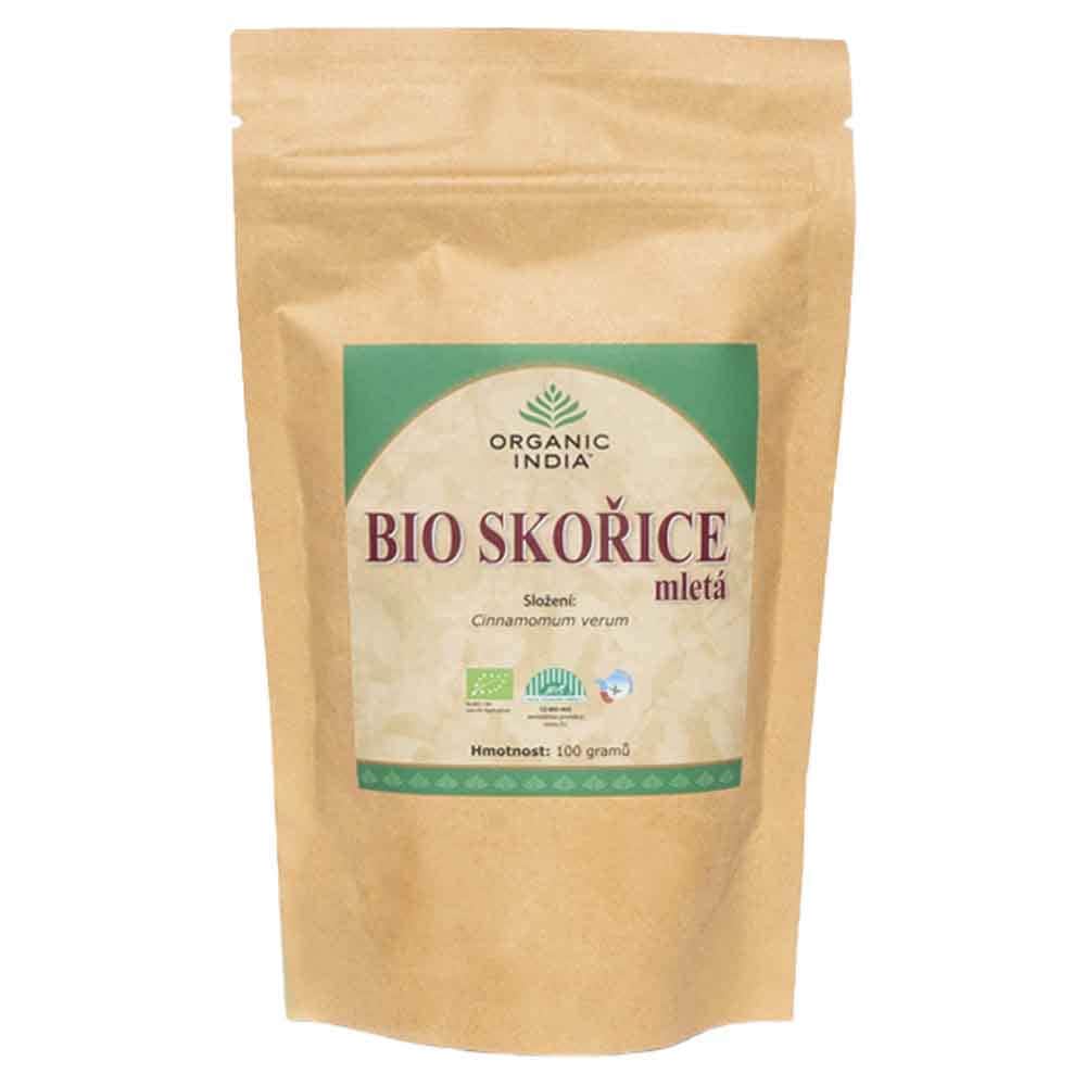 Organic India Skořice pravá cejlonská mletá BIO 100 g