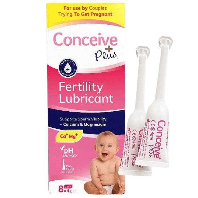 Conceive Plus Lubrikační gel na podporu početí v aplikátorech 8x4 mg