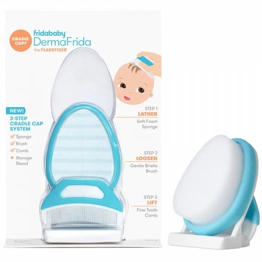 Frida Baby DermaFrida FlakeFixer – Kartáč na seboreu