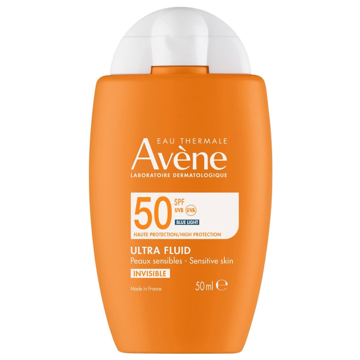 Avene Sun Ultra Fluid Invisible – Sluneční fluid SPF 50+ 50 ml 