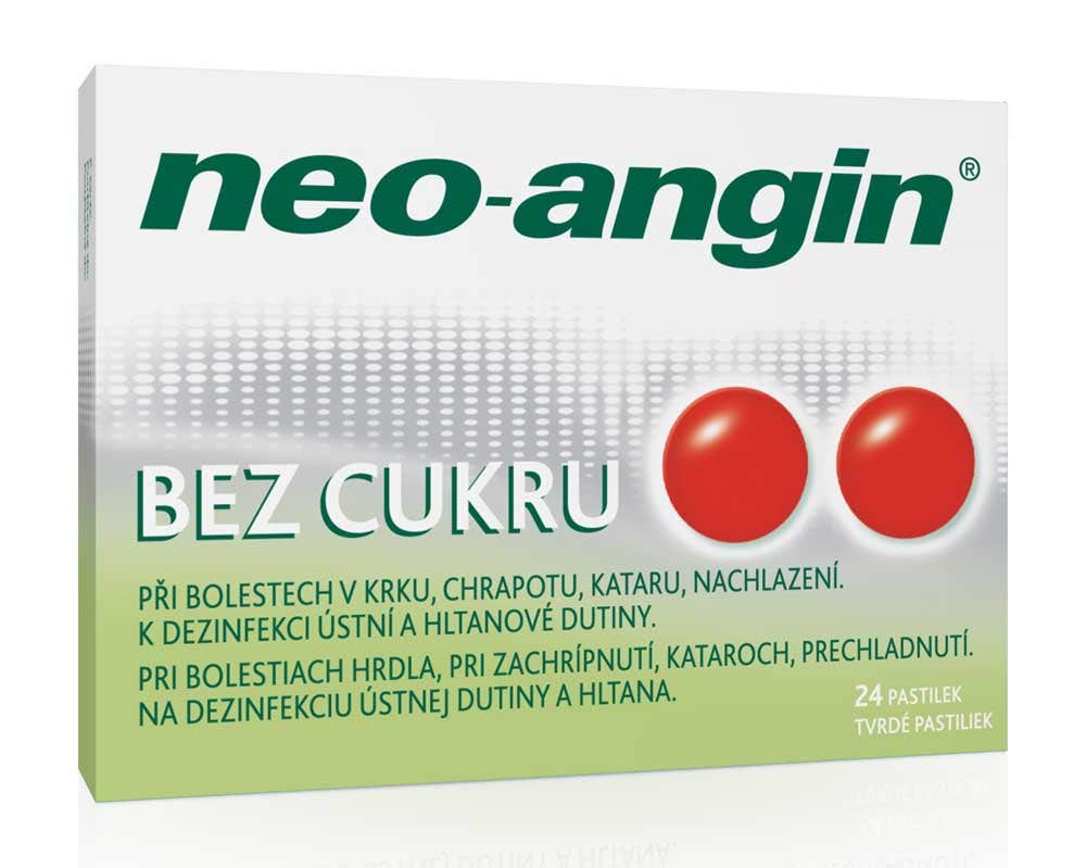 Neo-Angin bez cukru 24 tablet