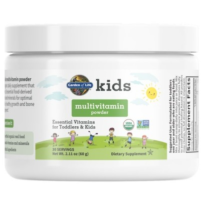 Garden of Life Kids Organic multivitamín (multivitamín pro děti v prášku), 60 g Obrázek