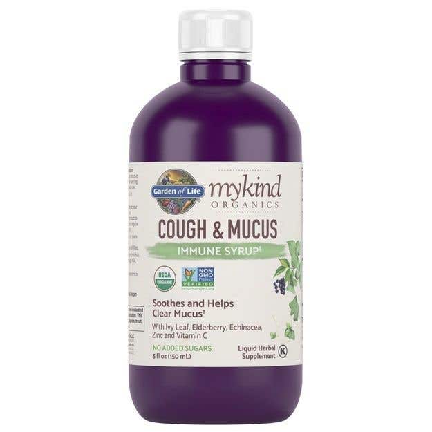 Garden of Life Mykind Organics Cough and Mucus Syrup – Sirup na kašel 150 ml Garden of Life Mykind Organics Cough and Mucus Syrup – Sirup na kašel 150 ml