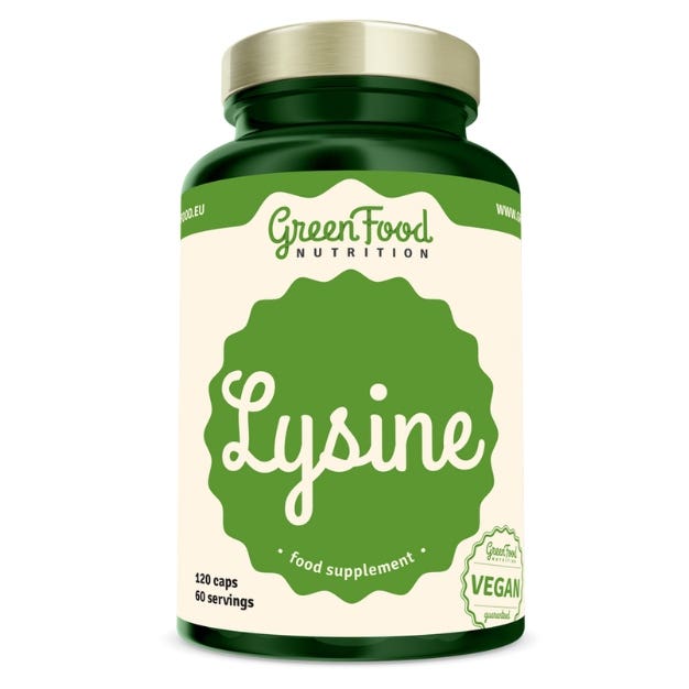 GreenFood Nutrition Lysin 90 kapslí Obrázek