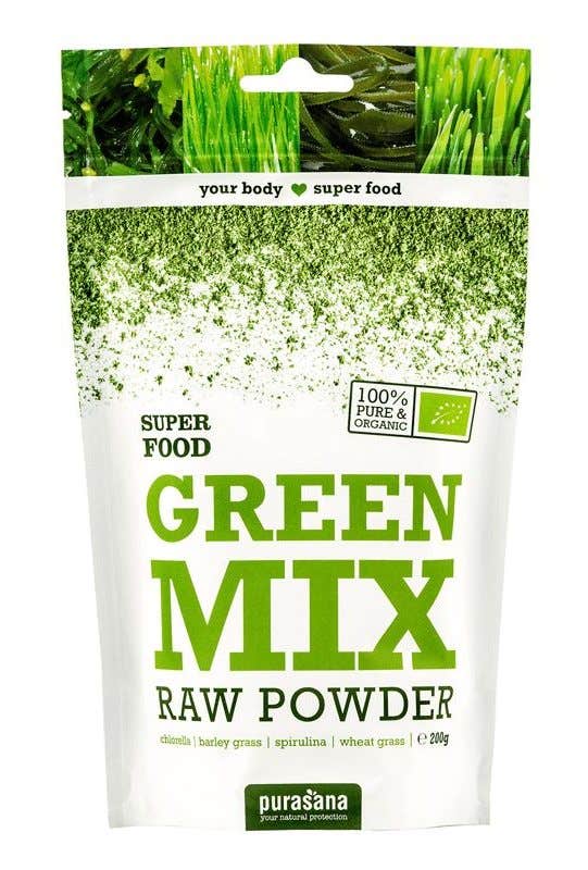 Purasana Green Mix prášek BIO 200 g