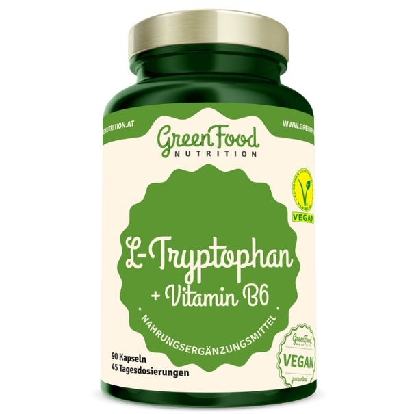 GreenFood Nutrition L-Tryptophan 90 kapslí