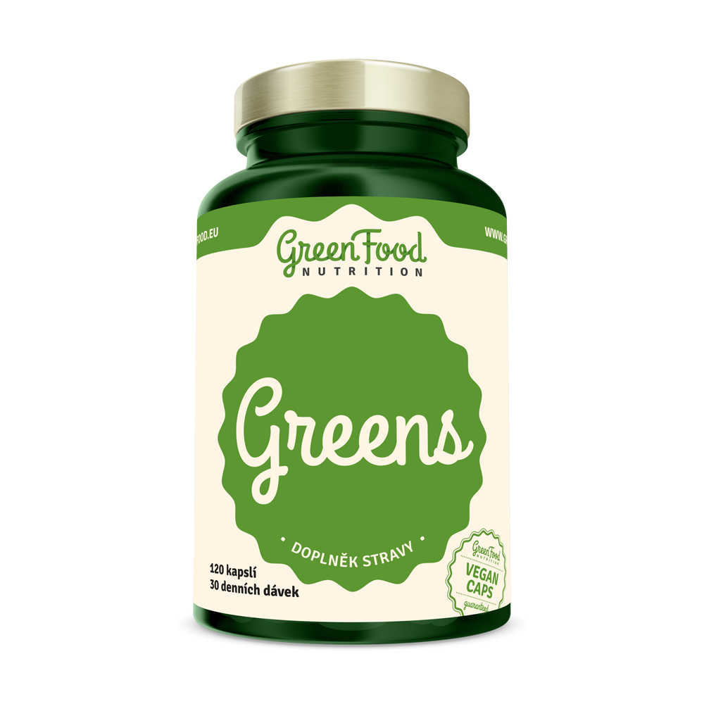 GreenFood Nutrition Greens 120 kapslí