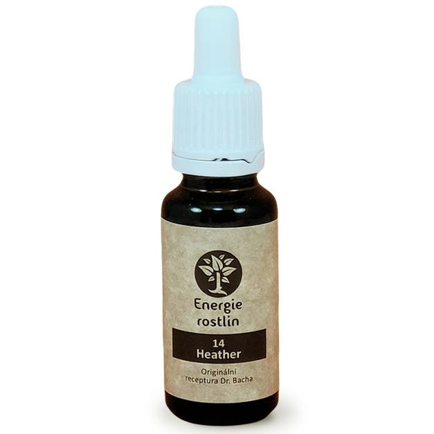 Energie rostlin Bachovy esence 14 –  Heather Esence komunikace 20 ml