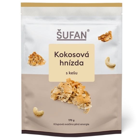 Šufan Kokosová hnízda s kešu 170g Obrázek