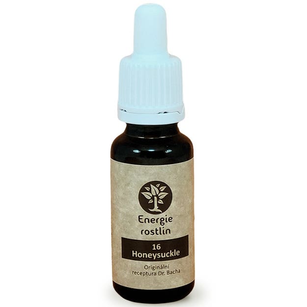 Energie rostlin Bachovy esence 16 - Honeysuckle Esence minulosti 20 ml 