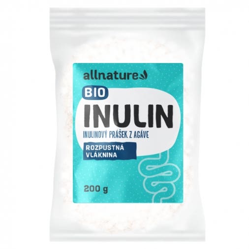 Allnature Inulin BIO 200 g Obrázek