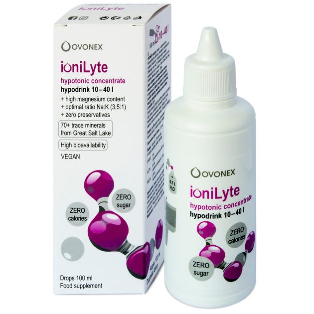 Ovonex s.r.o. Ovonex - HYPOTONIC CONCENTRATE IONILYTE, 100ml Obrázek