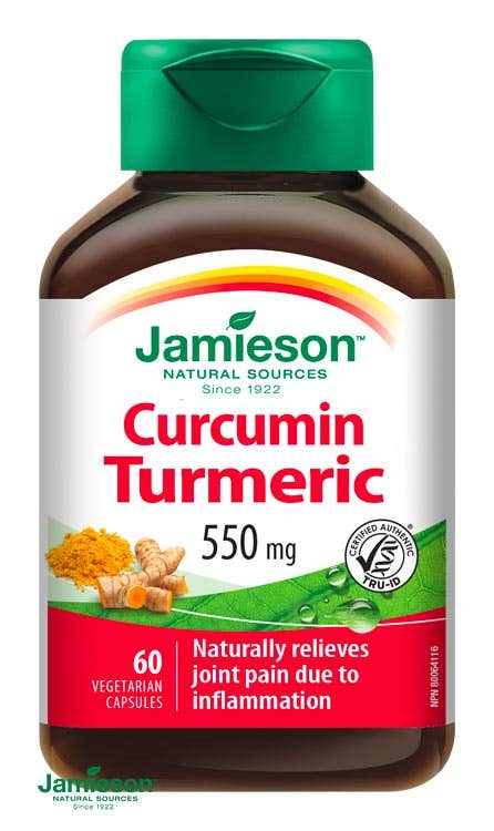 Jamieson Kurkumin 550 mg 60 kapslí Obrázek