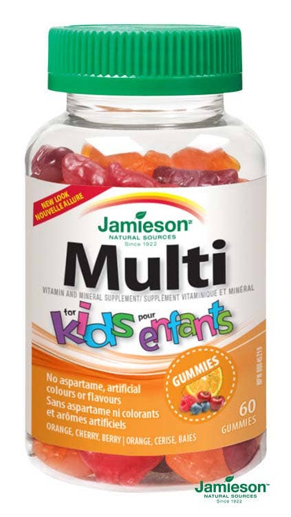 Jamieson Multi Kids Gummies želatinové pastilky 60 ks