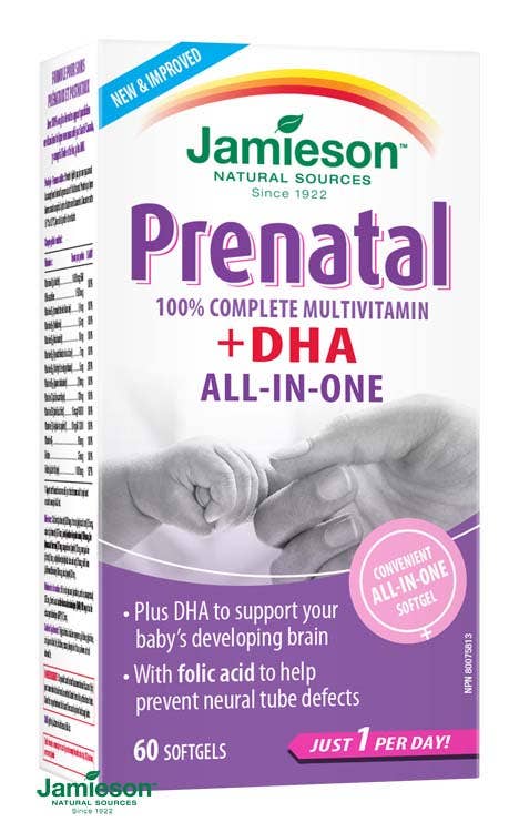 Jamieson Prenatal complete s DHA a EPA 60 kapslí
