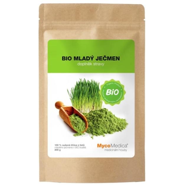 MycoMedica Mladý ječmen BIO 200 g