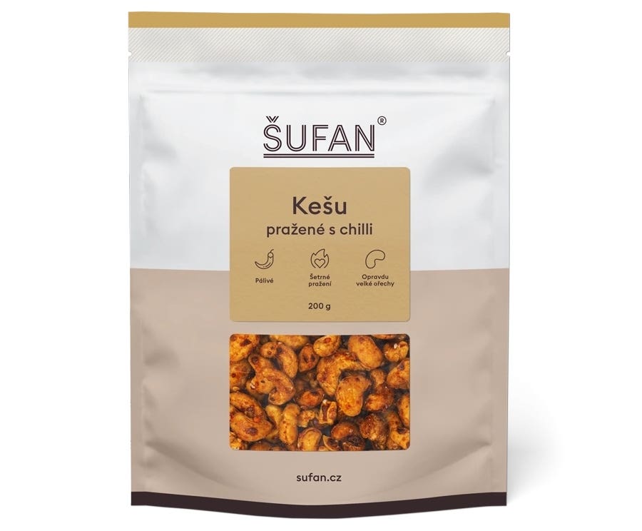 Šufan Sladce-pikantní kešu s chilli a panelou 200 g