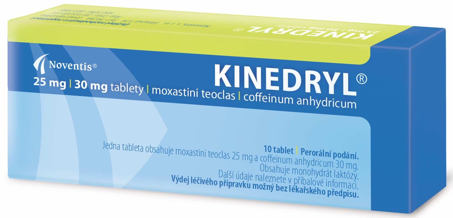 Kinedryl 25 mg/30 mg 10 tablet