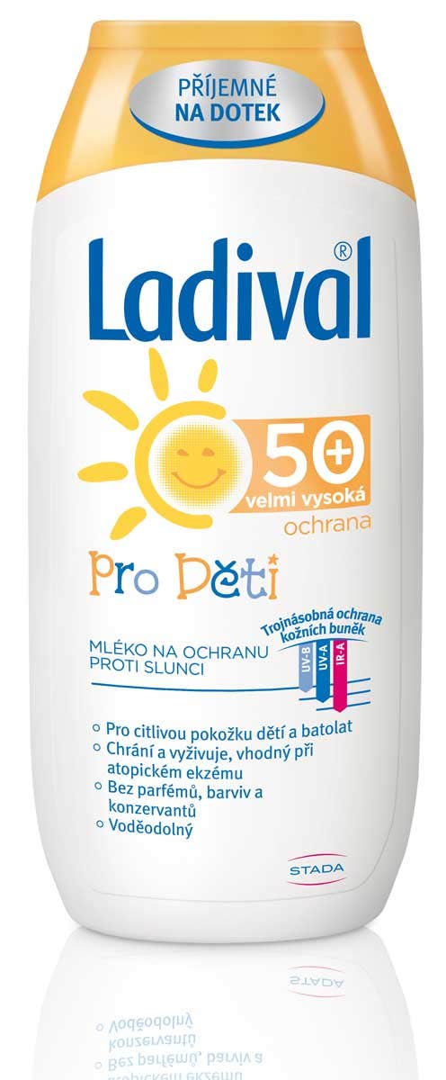 Ladival mléko na opalování pro děti SPF50 200 ml koupíte na Vitalpoint.cz