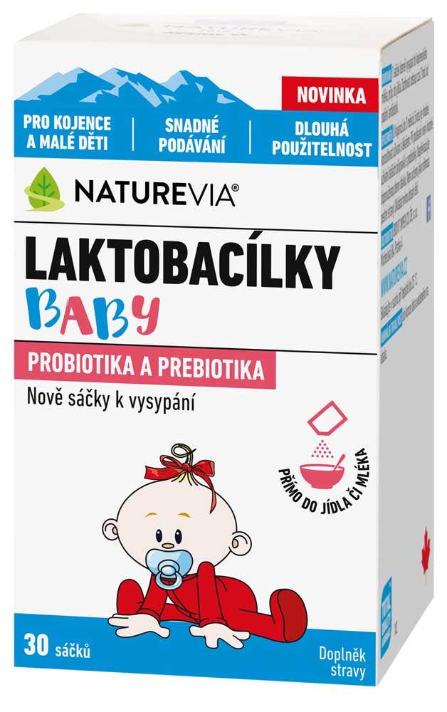 NatureVia Laktobacílky baby 30 sáčků koupíte na Vitalpoint.cz