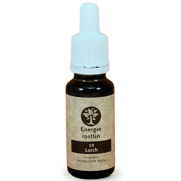 Energie rostlin Bachovy esence 19 - Larch Esence sebedůvěry 20 ml