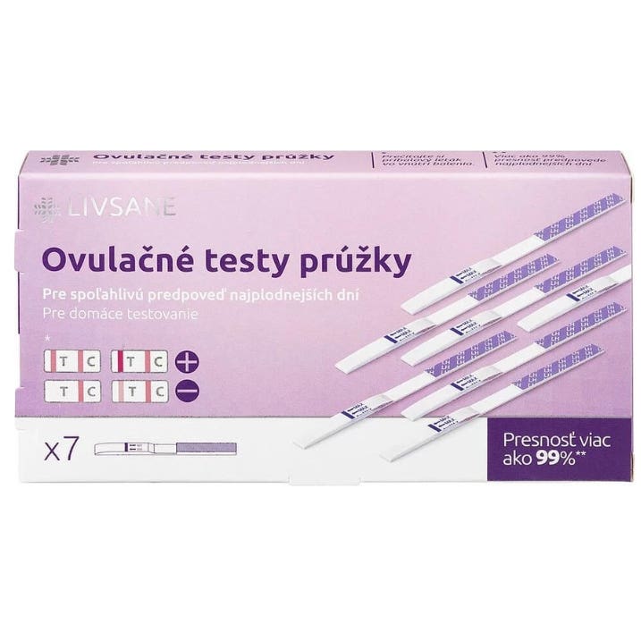 Livsane Ovulační testy proužky 7 ks