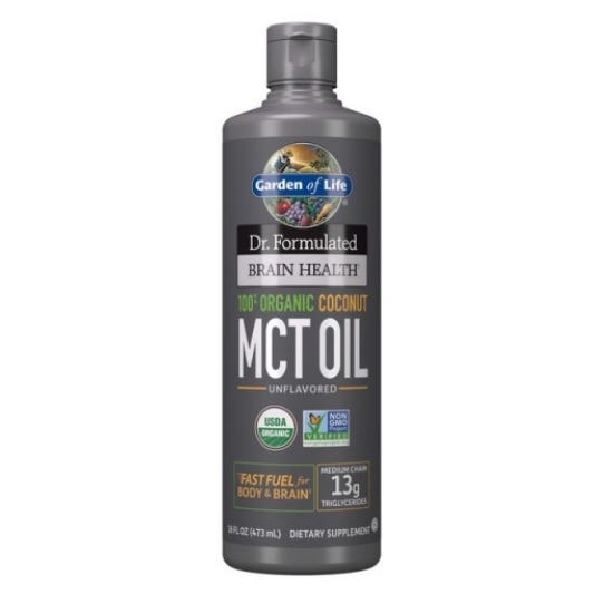 Garden of Life Dr. Formulated 100% organický-BIO kokosový MCT olej 473 ml