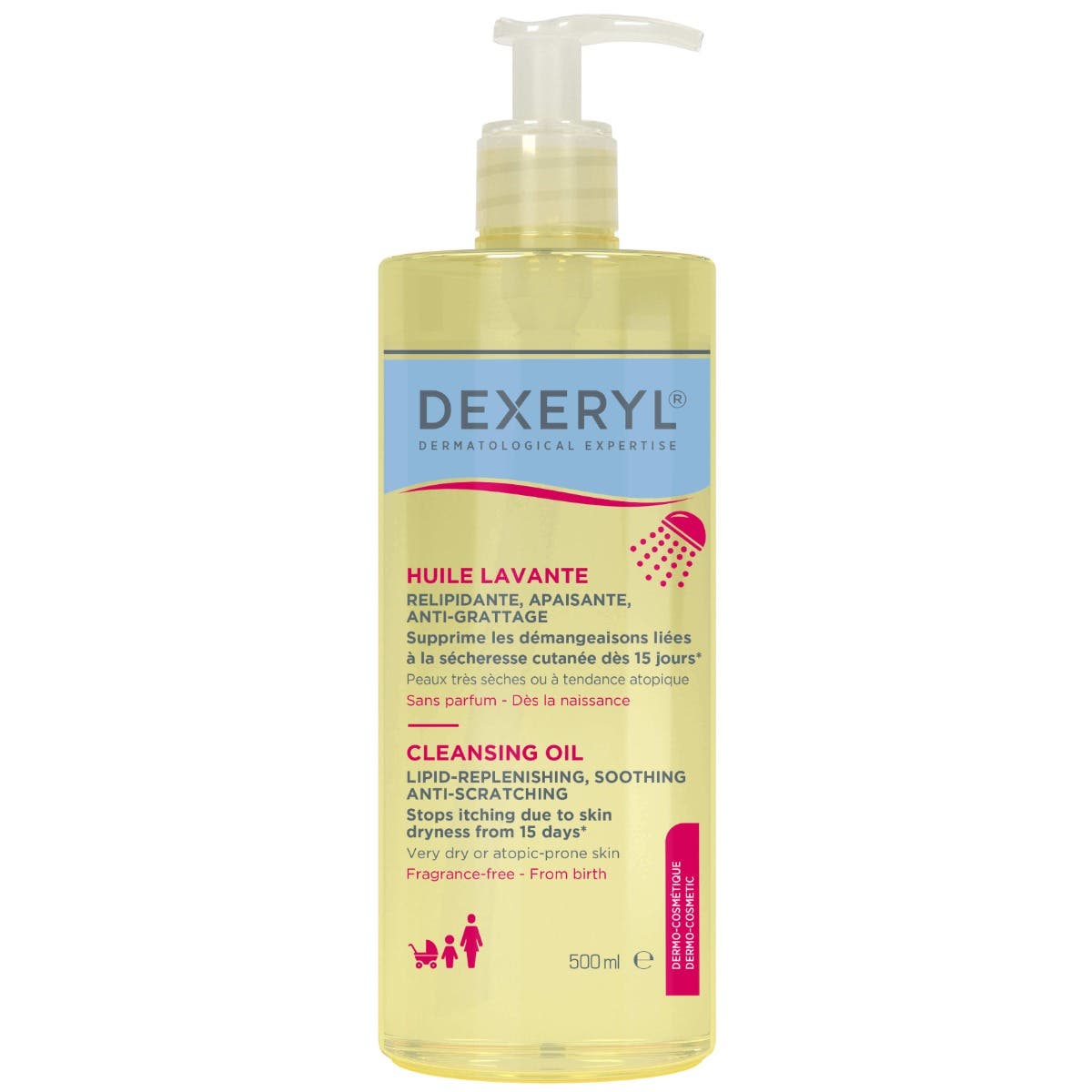 Dexeryl Mycí olej 500 ml Obrázek