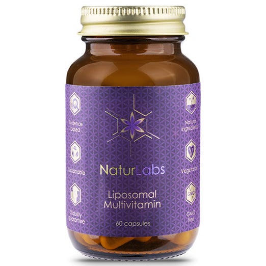 Naturlabs Liposomální kyselina hyaluronová + vitamín C 30 kapslí Obrázek