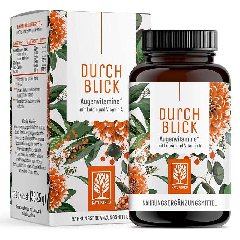 Naturtreu Jasný zrak – Vitamíny na oči 90 kapslí