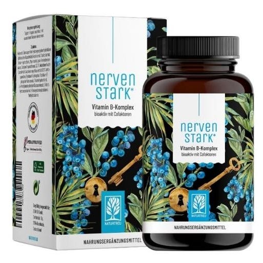 Naturtreu B komplex forte na pevné nervy 120 veganských kapslí