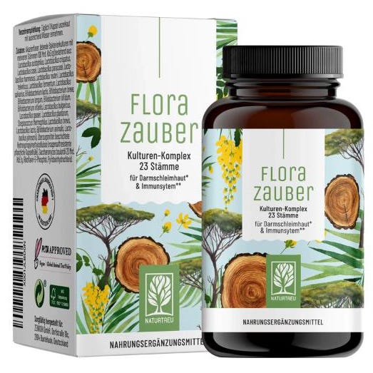 Naturtreu Zázrak přírody - Bakteriální kultury pro zdravá střeva 60 veganských kapslí