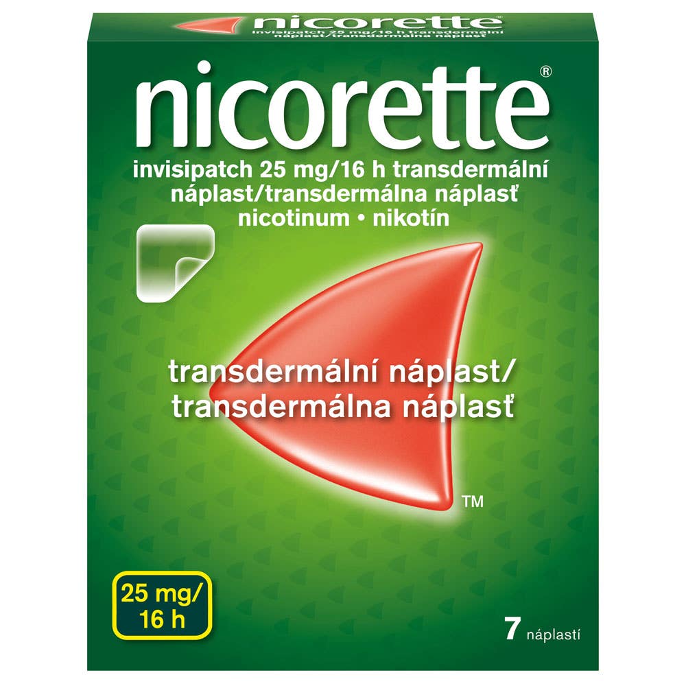 Nicorette Invisipatch 25 mg/16 h transdermální náplast 7 ks