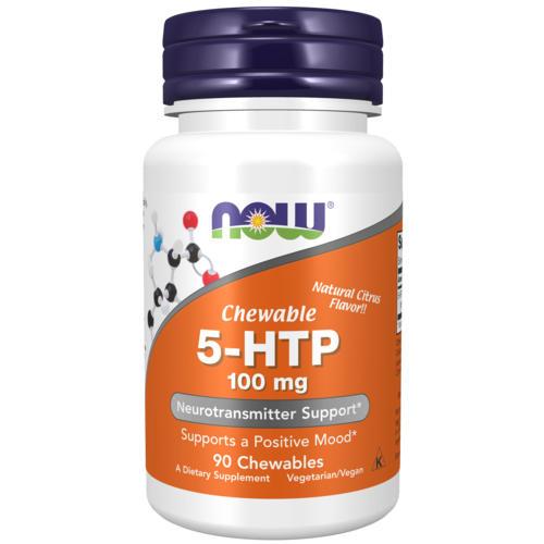 Now 5-HTP 100 mg 90 žvýkacích tablet