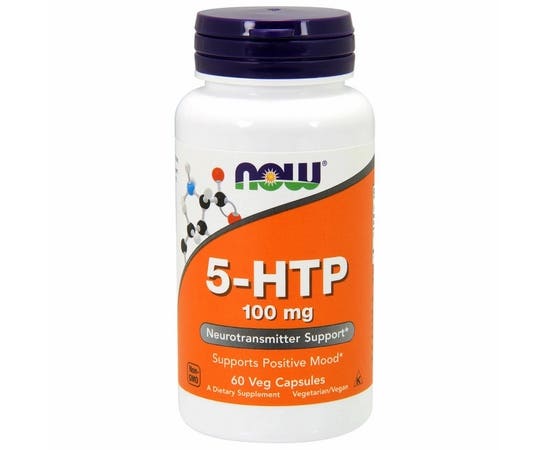 Now® Foods NOW 5-HTP, 100 mg, 60 rostlinných kapslí Obrázek