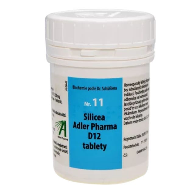 Adler Pharma Schüsslerovy soli – Nr.11 Silicea D12 2000 tablet