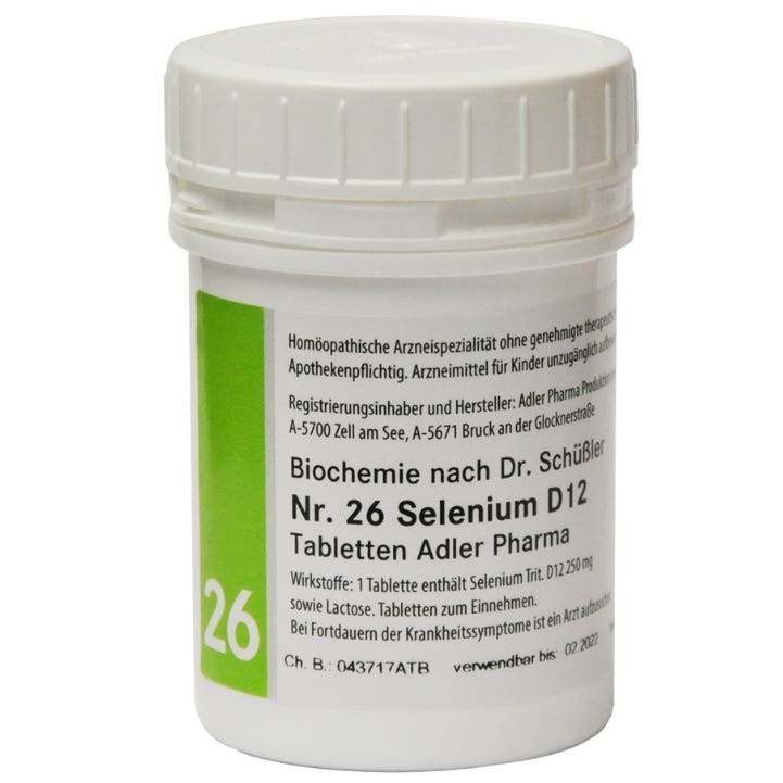 Adler Pharma Schüsslerovy soli - Nr. 26 Selenium D12 400 tablet