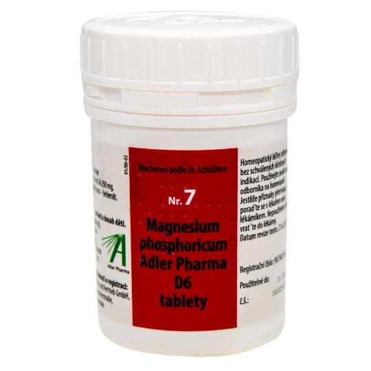 Adler Pharma Schüsslerovy soli – Nr. 7 Magnesium phosphoricum D6 400 tablet
