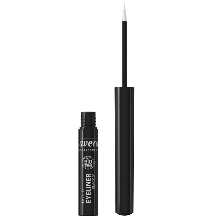Lavera Tekuté oční linky – odstín 01 černá 2,8 ml