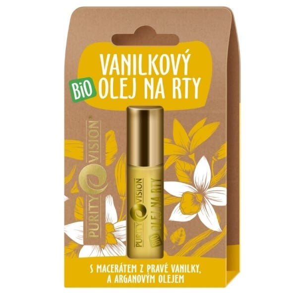 Purity Vision Vanilkový olej na rty BIO 10 ml