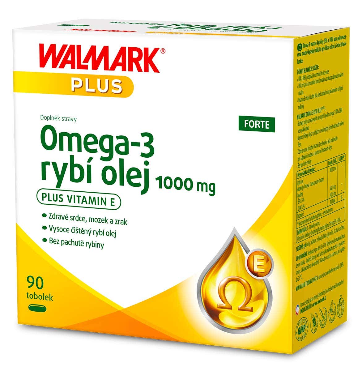 Walmark Omega-3 rybí olej 1000mg tob.90 koupíte na Vitalpoint.cz