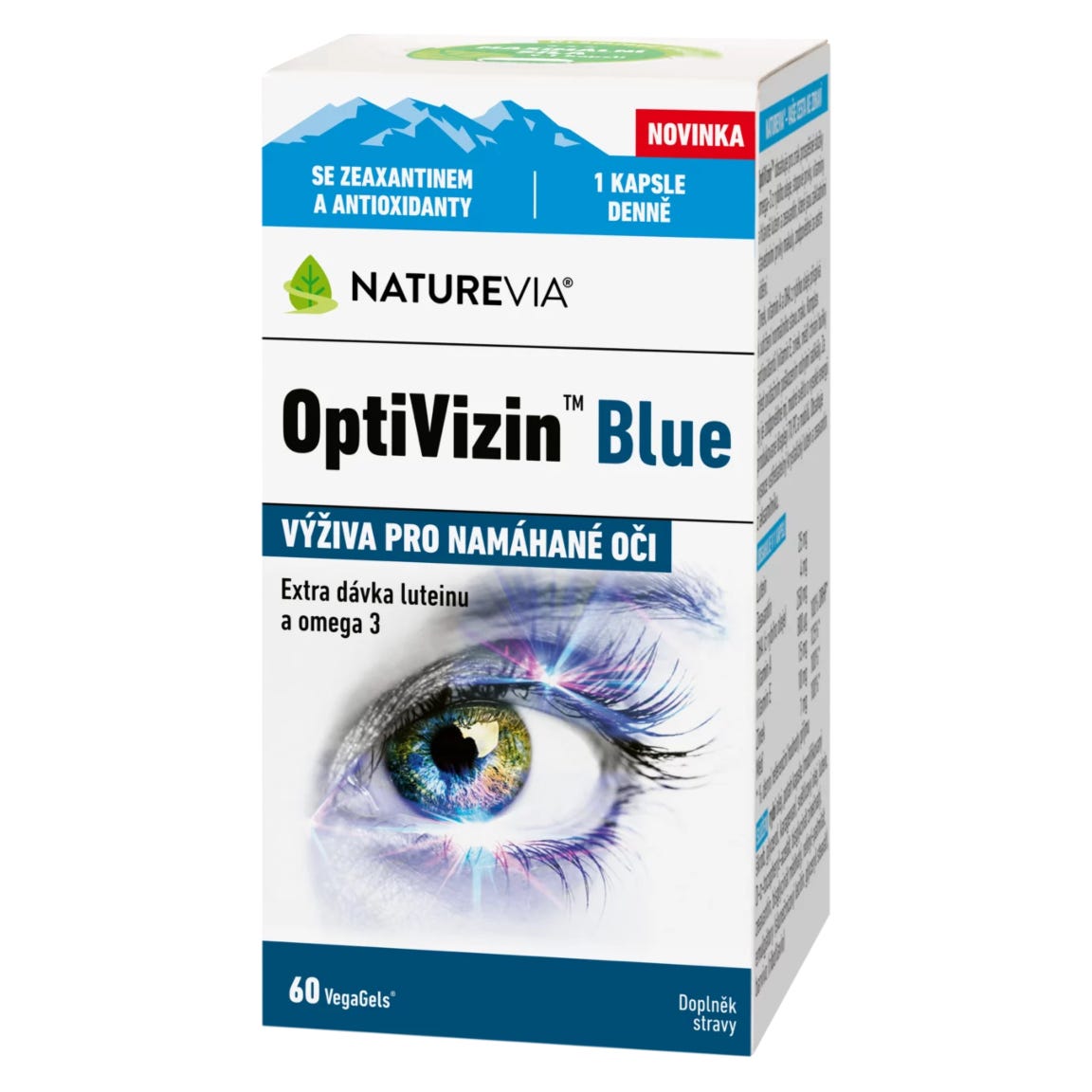 NatureVia OptiVizin Blue 60 softgel kapslí