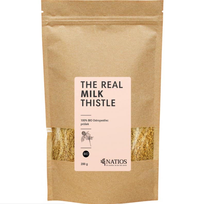 Natios Ostropestřec mariánský prášek BIO 200 g