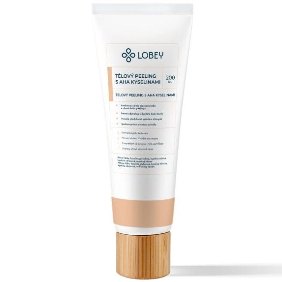 Lobey Tělový peeling s AHA kyselinami 200 ml